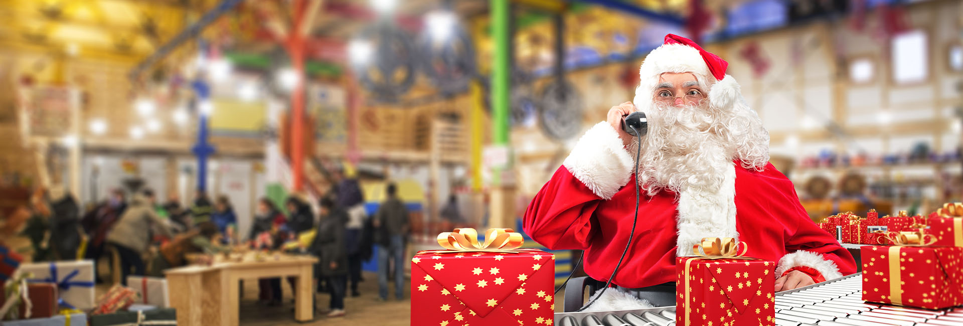 Santas Toy Factory Header Banners